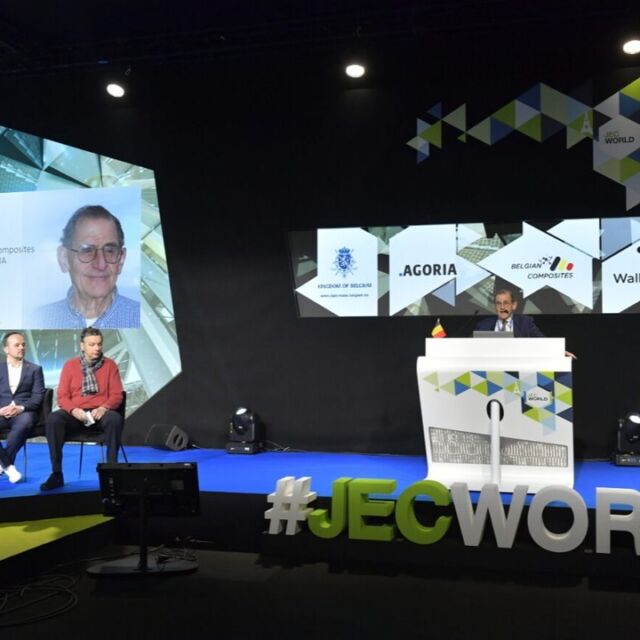 Jan Verhaeghe, CEO of AGESIA, President of Agoria Composites and Vice-President of The European Composites Industry Association; EuCIA presents Belgian Composites at #JECworld2024.#tpc #belgianinnovation