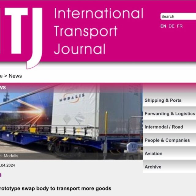 [#newsflash]Today, the #itj International Transport Journal reports on the partnership between the French #MODALIS Group and the Flemish #Agesia, part of @deroeveindustrie.Read more: https://www.transportjournal.com/en/home/news/artikeldetail/prototype-swap-body-to-transport-more-goods.html#engineeringthefuture #deroeve #agesia #intermodaltransportsolutions